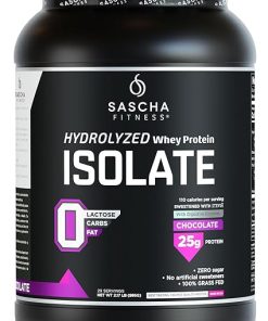SASCHA FITNESS Hydrolyzed Whey Protein Isolate-100% Grass-Fed (2 Pound