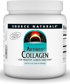 Source Naturals Arthred Collagen Protein Powder – Unflavored Quick Dissolve Hydrolyzed Peptides – Anti Aging Support For Bone- Joint & Skin Health – 9 oz (30 Servings)