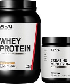 BARE PERFORMANCE NUTRITION BPN Whey Peanut Butter Protein + Creatine 60 Serving Bundle