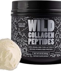Wild Collagen Peptides Powder | Unflavored Ancient Diet Protein Powder for Men & Women | Non-GMO- Keto & Paleo Friendly Supplements | (16 oz)