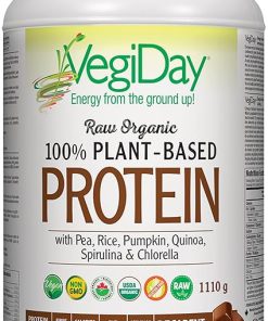 VegiDay Raw Organic Plant Based Protein Decadent Chocolate- 972 g