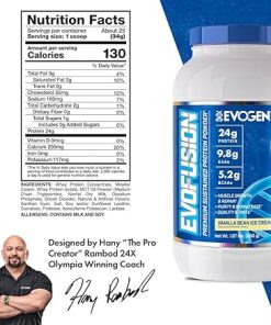 Evogen Evofusion – Sustained Protein Powder | Supports Muscle Growth & Repair | Whey Protein- Micellar Casein 2