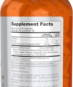 NOW Sports Nutrition- Amino CompleteTM with Vitamin B-6 2