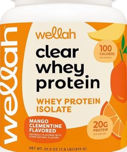 Clear Whey Protein Isolate (Mango Clementine Flavored) – 30 Servings- 20 Grams Whey Protein Isolate Per Serving