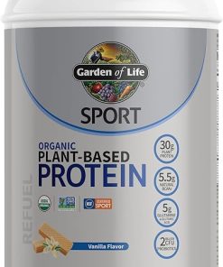 Organic Vegan Protein Powder- Vanilla Protein Powder with Probiotics