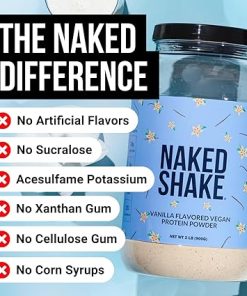 Naked Shake – Vanilla Protein Powder – Plant Based Protein Shake with Mct Oil- Gluten-Free 2