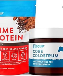 Equip Foods Prime Protein Powder Chocolate & Core Colostrum Powder