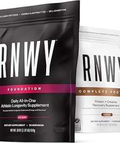 RNWY Chocolate Protein Powder Wild Cherry Foundation Collagen Powder- 5g Creatine Monohydrate Powder