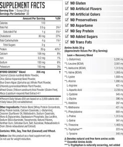 AMPLIFY NDS Nutrition Smoothie Premium Whey Protein Powder Shake with Added Greens and Amino Acids – Build Lean Muscle- Gain Strength 2