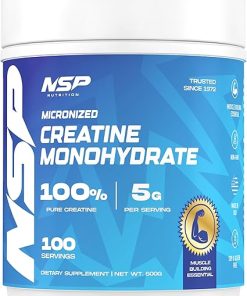 Micronized Creatine Powder | 100 Servings | 500 Grams | Easily Dissolved | Tasteless | Muscle-Building