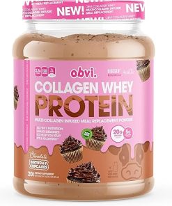Obvi Collagen Whey Protein Powder | Post Workout Shake- Supports Muscle Growth