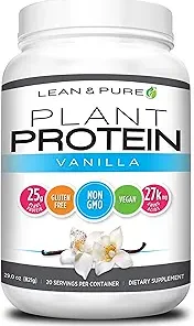 Lean & Pure Plant Vegan Protein Powder- 25g of Protein
