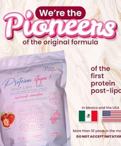 Lipotransfer Protein Stage 1 My New Silhouette is an Isolated whey Protein Powder with Collagen That Helps to Maintain transferred Fat (Strawberry) 2