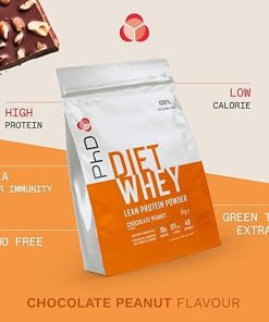 Nutrition 1 kg Chocolate Peanut Diet Whey Supplement 2