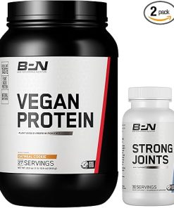 BARE PERFORMANCE NUTRITION BPN Vegan Oatmeal Cookie Protein + Strong Joints Bundle