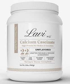 Calcium Caseinate Protein Powder – Slow-Release Casein Protein Powder Unflavored for Muscle Recovery – No Added Sugar- No Artificial Additives