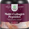 Multi Collagen Protein Powder for Women and Men – Keto Hydrolyzed Collagen Peptides 45 Servings Hair Skin and Nails Vitamins