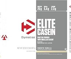 Dymatize Elite Casein Smooth Vanilla – 2 lbs 2