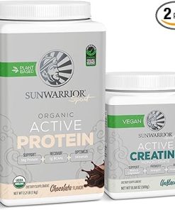Sunwarrior Vegan Active Protein Powder – High Performance & Sugar Free & Vegan Active Creatine Monohydrate