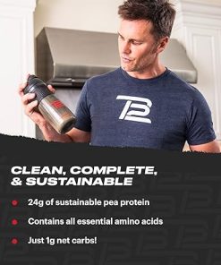 TB12 Plant Based Protein Powder by Tom Brady- 24g of Vegan Pea Protein 2