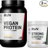 BARE PERFORMANCE NUTRITION BPN Vegan Vanilla Protein + Strong Greens Pineapple Coconut Bundle