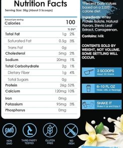 NATURE TARGET Vanilla Protein Powder- Whey Protein Isolate 2