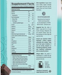 Sunwarrior Plant-Based Collagen Building Powder | 40 Servings- Chocolate Flavored & Vegan Protein Powder | USDA Organic 30 Servings 2