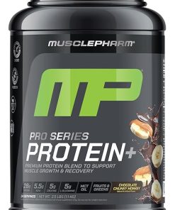 MusclePharm Pro Series Protein+- 26g Whey Protein Powder per Serving | Professional Grade 7-in-1 Blend for Muscle Growth & Workout Recovery | Chocolate Chunky Monkey