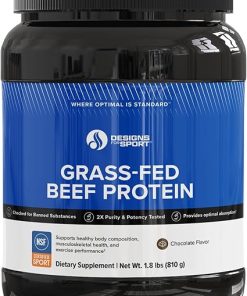 Beef Protein Powder – NSF Certified for Sport Hydrolyzed Protein – Highly Absorbable with Amino Acids- Collagen Precursors – Bone Broth Protein for Athletes (Chocolate