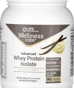 Life Extension Wellness Code® Advanced Whey Protein Isolate (Vanilla)- creatine