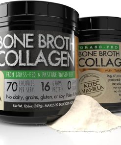 PaleoPro Bone Broth Collagen w/Turmeric Root (Aztec Vanilla) Grass-Fed & Pastured Beef Collagen | Gluten Free- Dairy Free 2