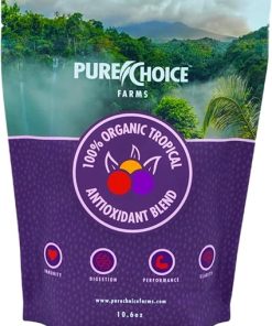 Organic Superfood Antioxidant Powder- Tropical Fruit Blend with Freeze Dried Mangosteen