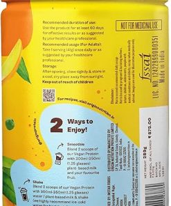 Vegan Plant Protein Powder- Mango Flavour with 25g Plant-Based Protein 2