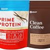 Equip Foods Prime Protein Powder Vanilla & Gold Standard Clean Coffee