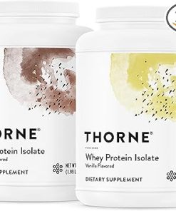 THORNE Whey Protein Isolate Bundle – Chocolate & Vanilla Flavors