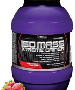 Ultimate Nutrition ISO Mass Xtreme Gainer – High-Calorie Mass Gainer with Creatine & Whey Isolate Protein Powder for Weight Gain- Lean Muscle Mass