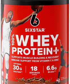 Six Star Elite 100% Whey Protein Plus Triple Chocolate 1.8lbs & Creatine Pills X3 Creatine Capsules Muscle Builder 2