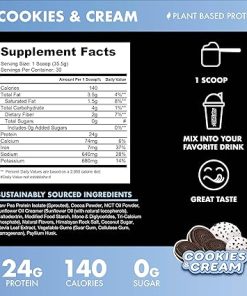 Blessed Vegan Protein Powder – Plant Based Protein Powder Meal Replacement Protein Shake- 23g of Pea Protein Powder 2