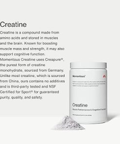 Momentous Creatine Monohydrate Powder & Essential Grass-Fed Whey Protein Powder – Supports Strength- Lean Muscle 2