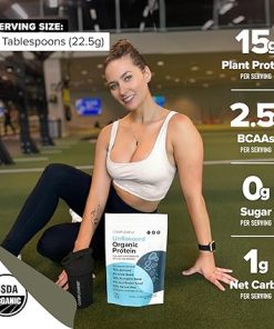 Complement Organic Vegan Protein Powder Bundle – Unflavored & Chocolate (30 Servings Each) | Low Carb- Low Calorie 2