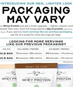 Muscle Feast Grass-Fed Whey Protein Concentrate Powder- All Natural Hormone Free Pasture Raised 2