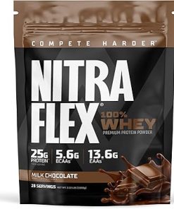 GAT SPORT Nitraflex Milk Chocolate Whey Protein Powder- GLP1 Support