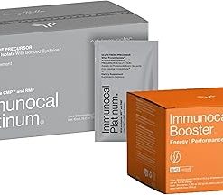 Immunocal Pack of 2 (1 Platinum and 1 Booster Energy Performance) – Glutathione Precursor- Whey Protein Isolate
