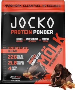 Jocko Fuel Protein Bundle (2 Pack) – Chocolate Peanut Butter (2lb) + Vanilla (2lb) 2