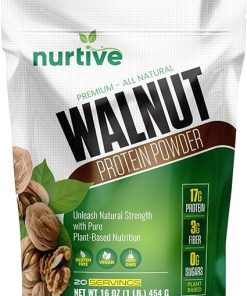 Walnut Protein Powder – Rich in Omega-3 & Plant-Based Protein – Antioxidant Boost – Ideal for Smoothies & Baking – Gluten Free- Vegan