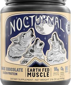 Earth Fed Muscle Nocturnal Casein/Whey Protein Blend. Helps Keep You Full- Overnight Muscle Recovery