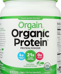 Orgain Organic Plant-Based Protein Powder- Natural Unsweetened 2