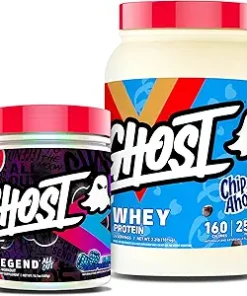 GHOST Bundles – Whey Protein Powder (Chips Ahoy!) & Legend All Out Pre-Workout (Blue Raspberry)