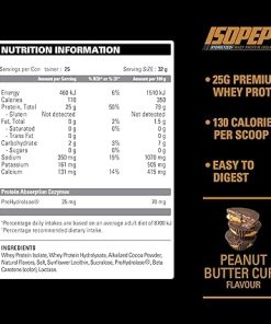 IsoPept Hydrolyzed Whey Protein Powder by EHPlabs – 100% Whey Protein Isolate & Hydrolysate- 27g of Protein 2