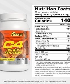 Cellucor C4 Whey Protein Powder- Reese’s Peanut Butter & Chocolate – 25g Protein 2